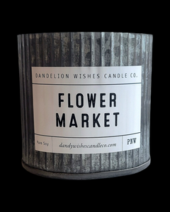 12 oz. Rustic Galvanized Tin Candle