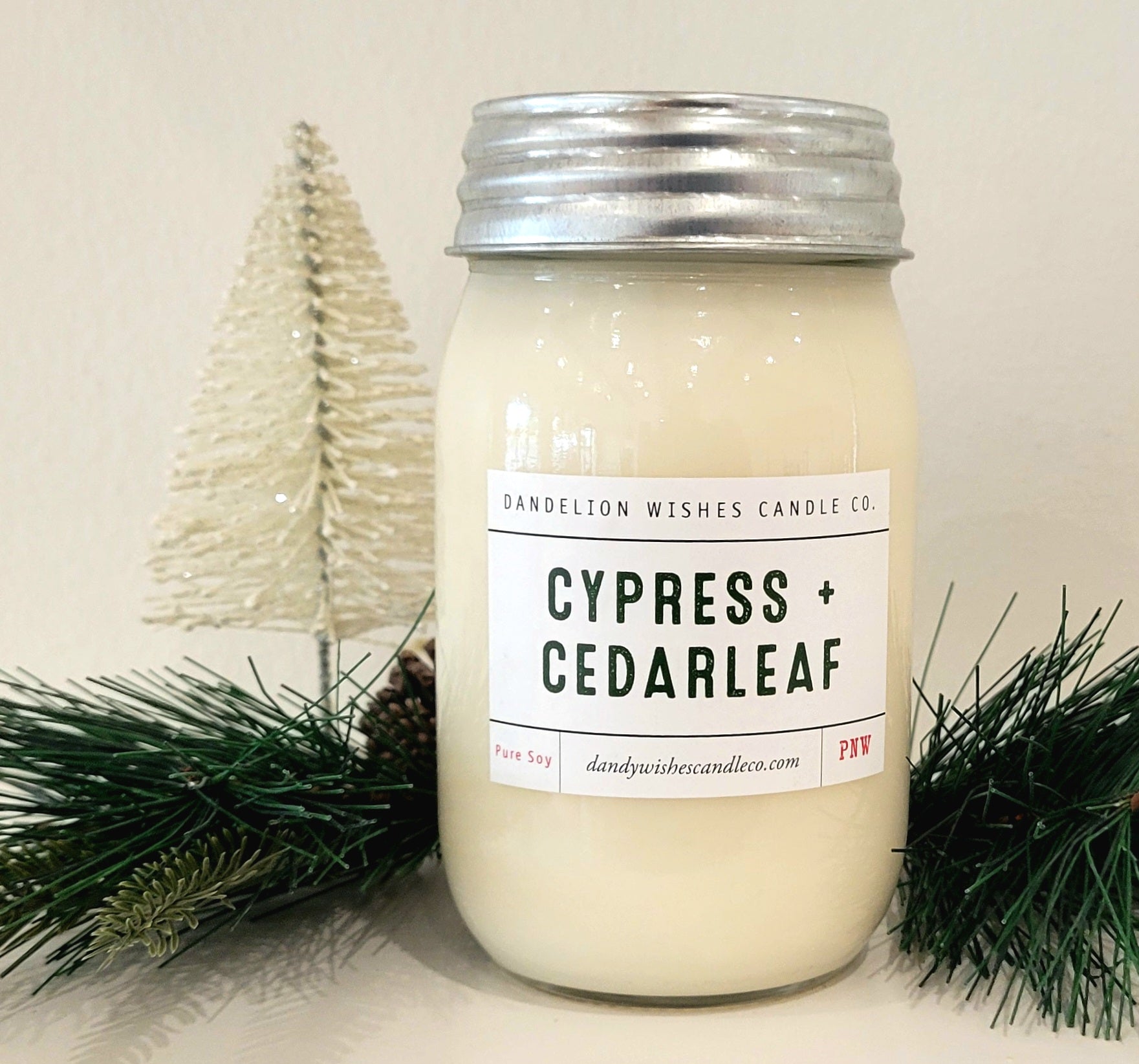 HOLIDAY EDITION 16 oz. Smooth Mason Jar Candle