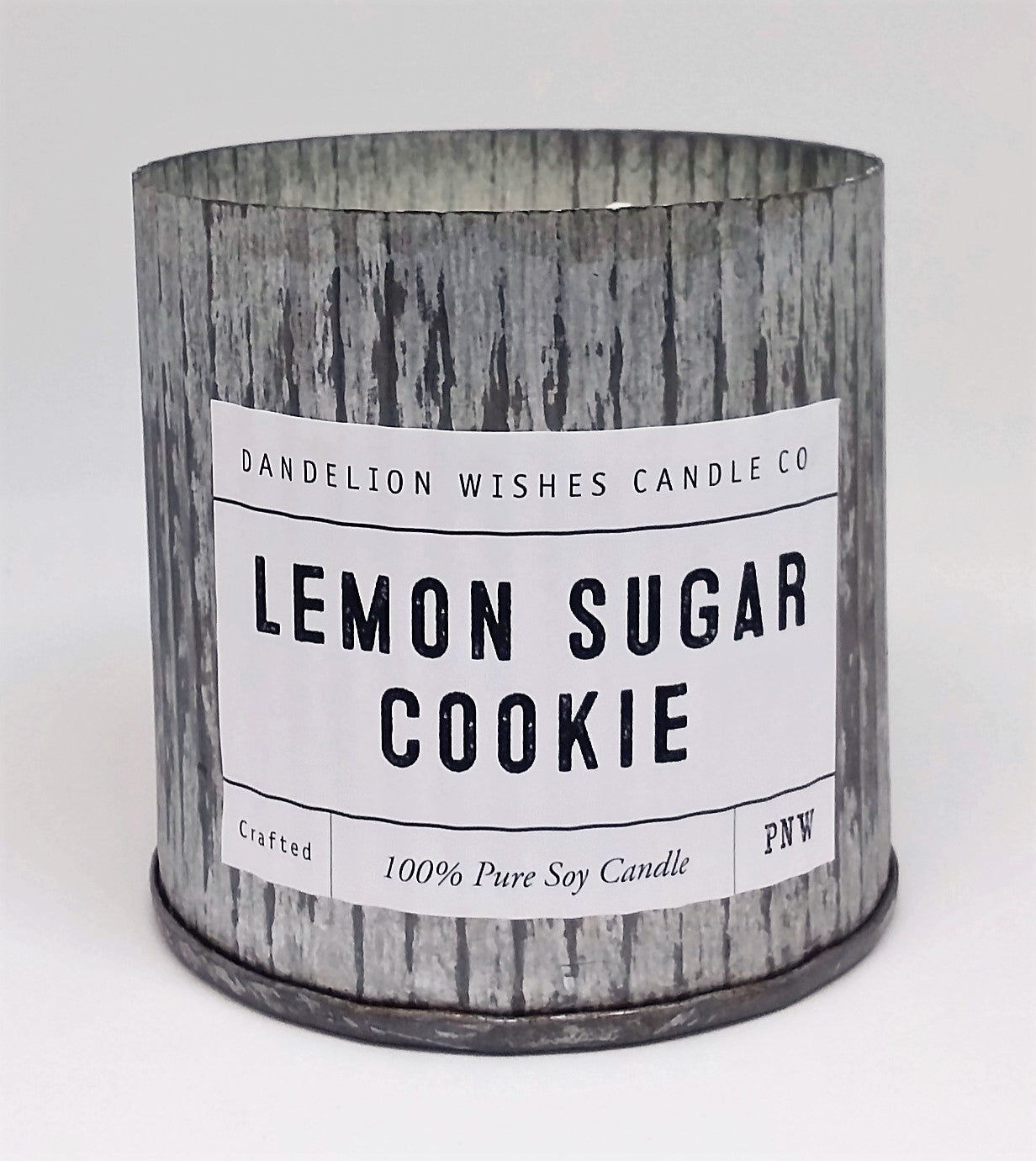 12 oz. Rustic Galvanized Tin Candle